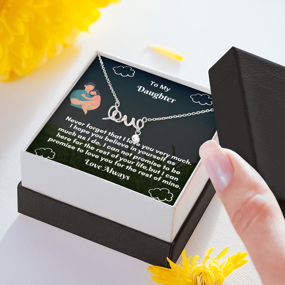 Scripted Love Necklace