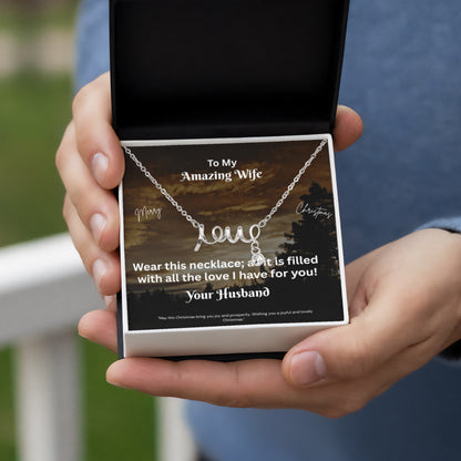 Scripted Love Necklace
