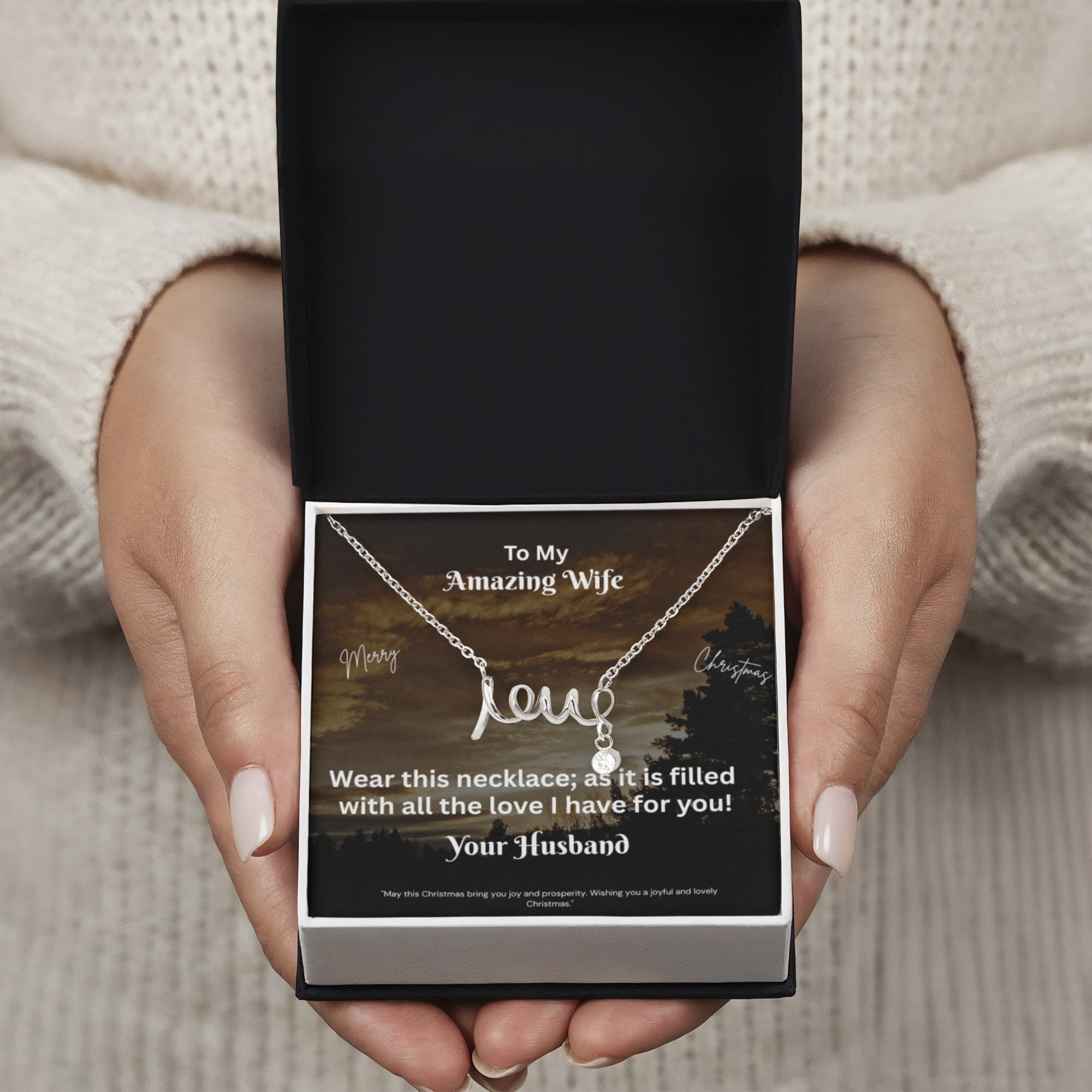 Scripted Love Necklace
