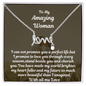 Scripted Love Necklace