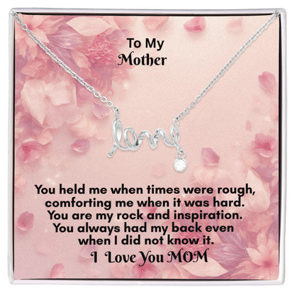 Scripted Love Necklace - Dainty Jewelry to Express Your Affection