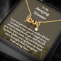 Scripted Love Necklace