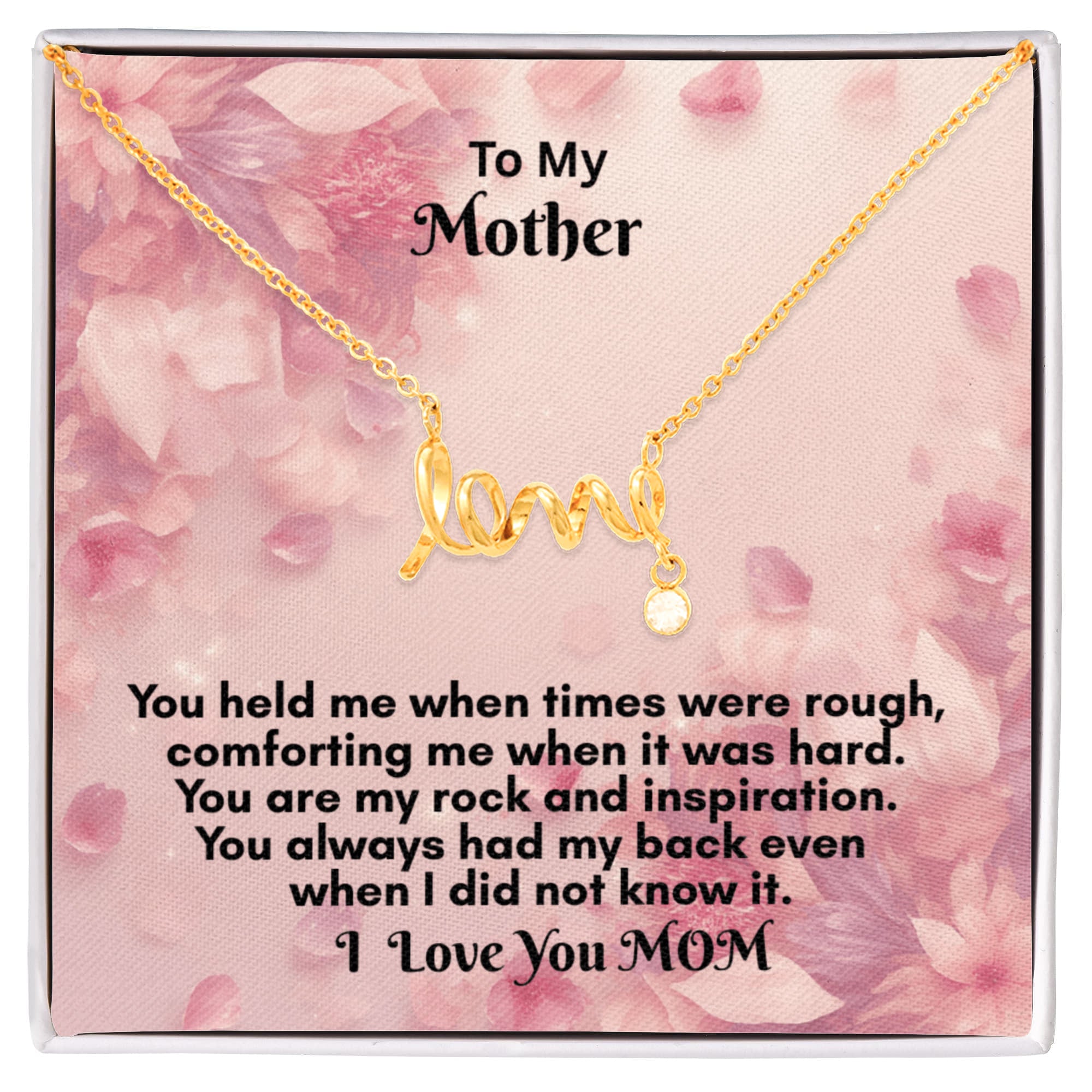 Scripted Love Necklace - Dainty Jewelry to Express Your Affection