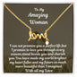 Scripted Love Necklace