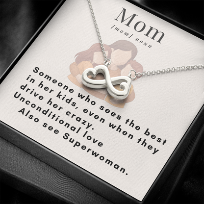 Timeless Connection: Endless Love Necklace for Mom