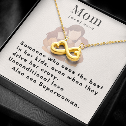 Timeless Connection: Endless Love Necklace for Mom