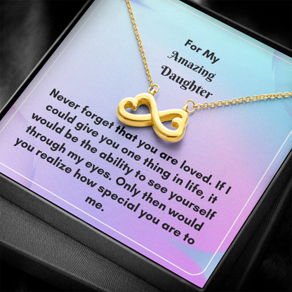 Endless Love Necklace - A Timeless Heartfelt Gift for Your Daughter