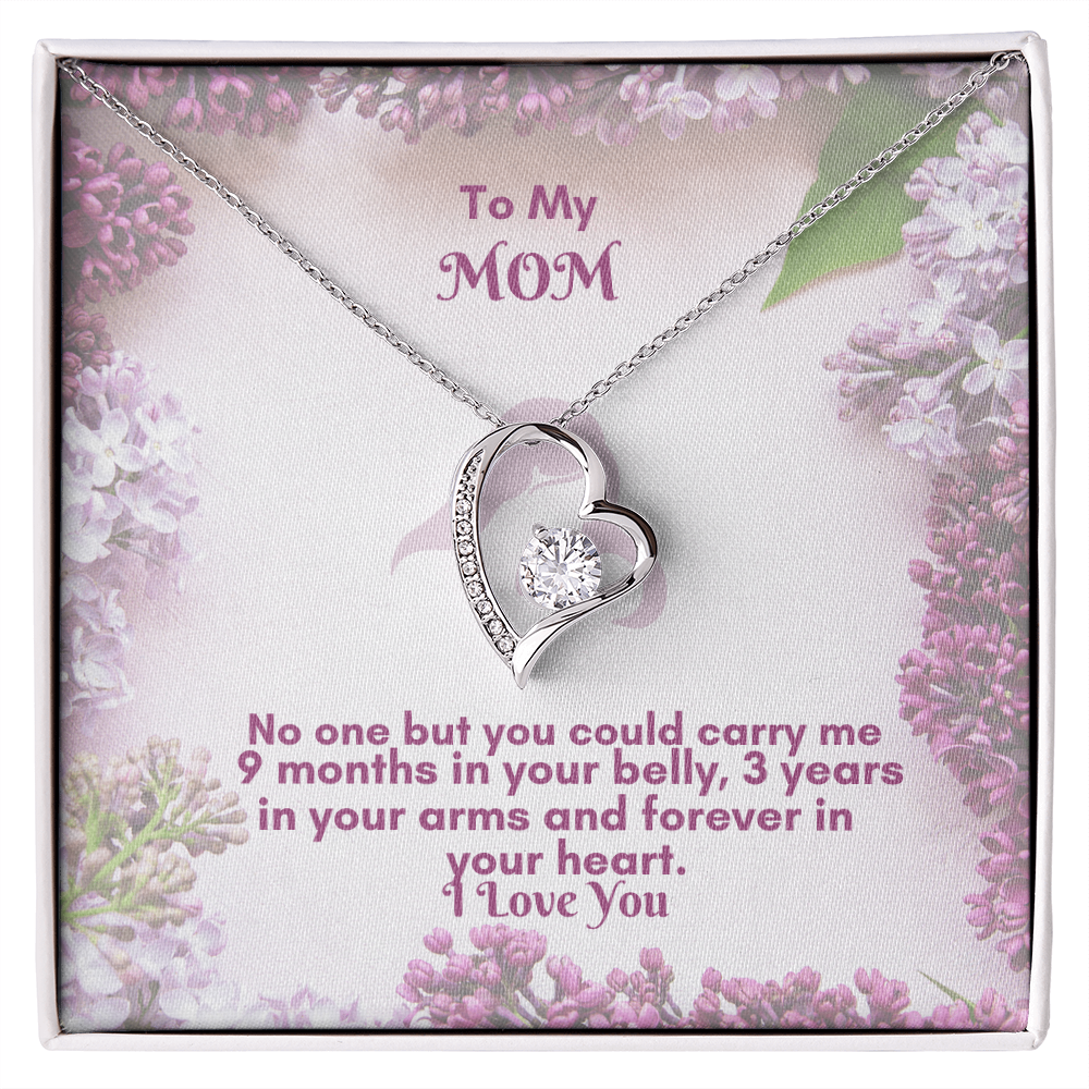 Forever Heart Necklace - A Timeless Gift for Mom