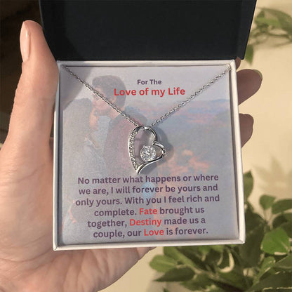 Forever Love Necklace - A Timeless Gift for Her Heart