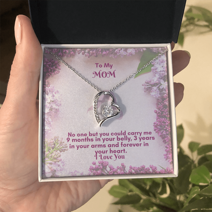 Forever Heart Necklace - A Timeless Gift for Mom