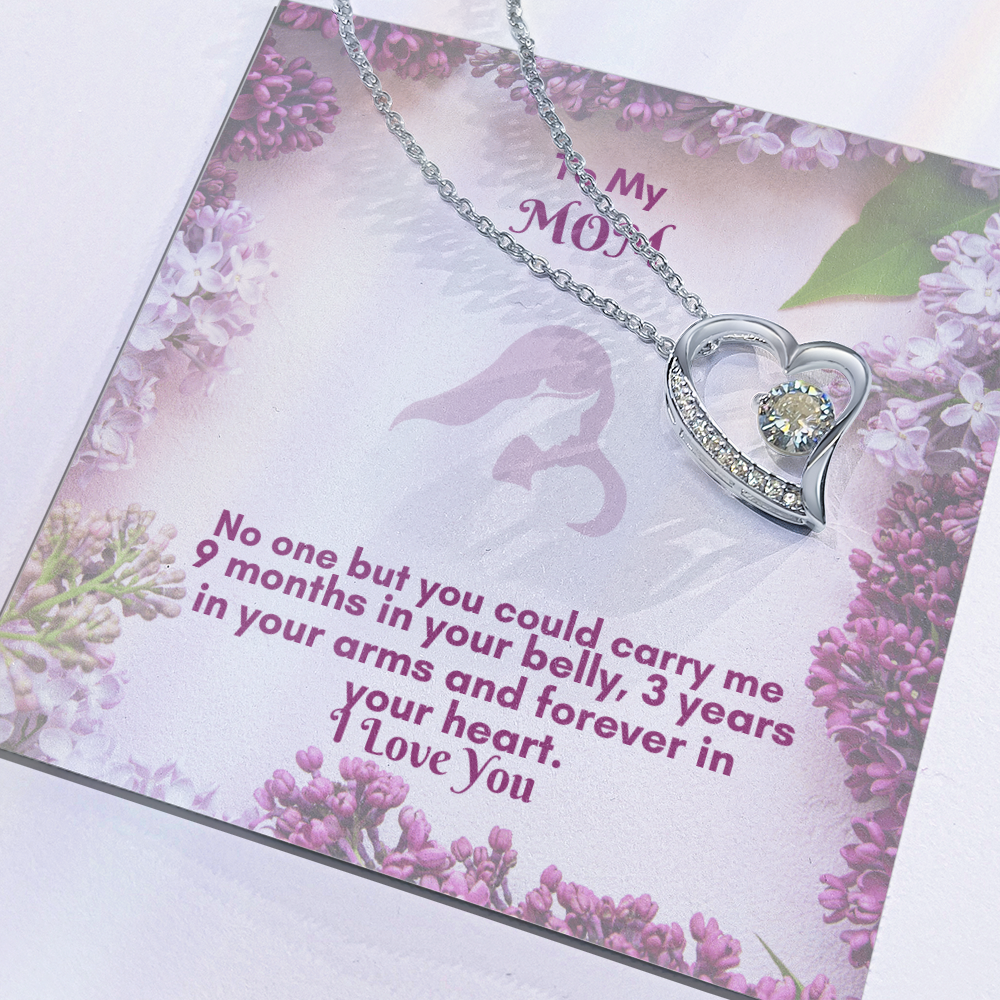 Forever Heart Necklace - A Timeless Gift for Mom