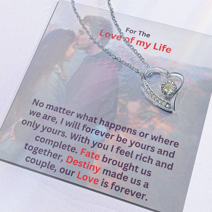 Forever Love Necklace - A Timeless Gift for Her Heart