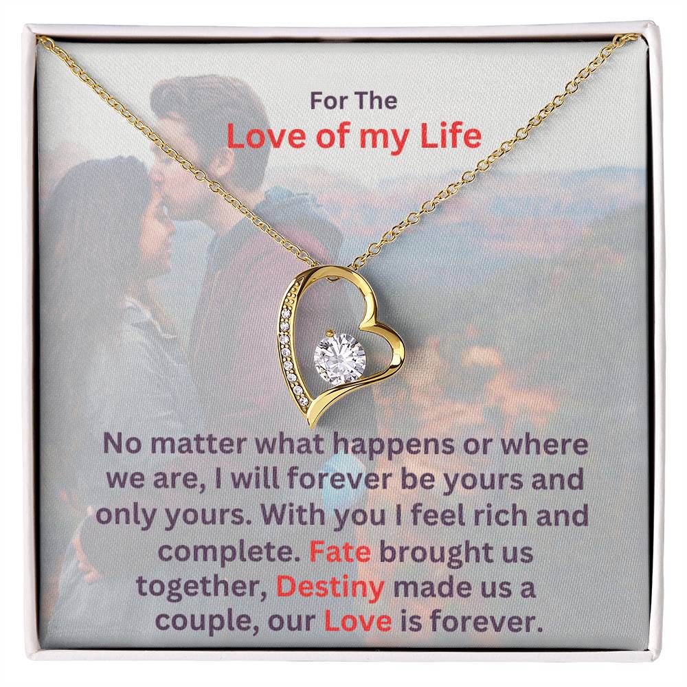 Forever Love Necklace - A Timeless Gift for Her Heart