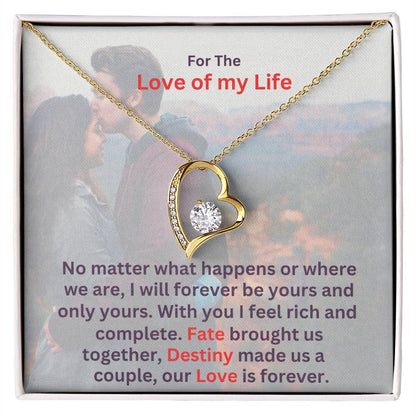 Forever Love Necklace - A Timeless Gift for Her Heart