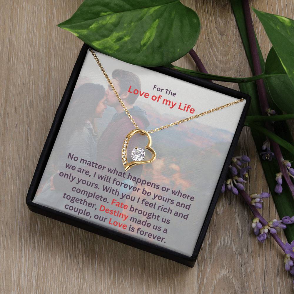 Forever Love Necklace - A Timeless Gift for Her Heart