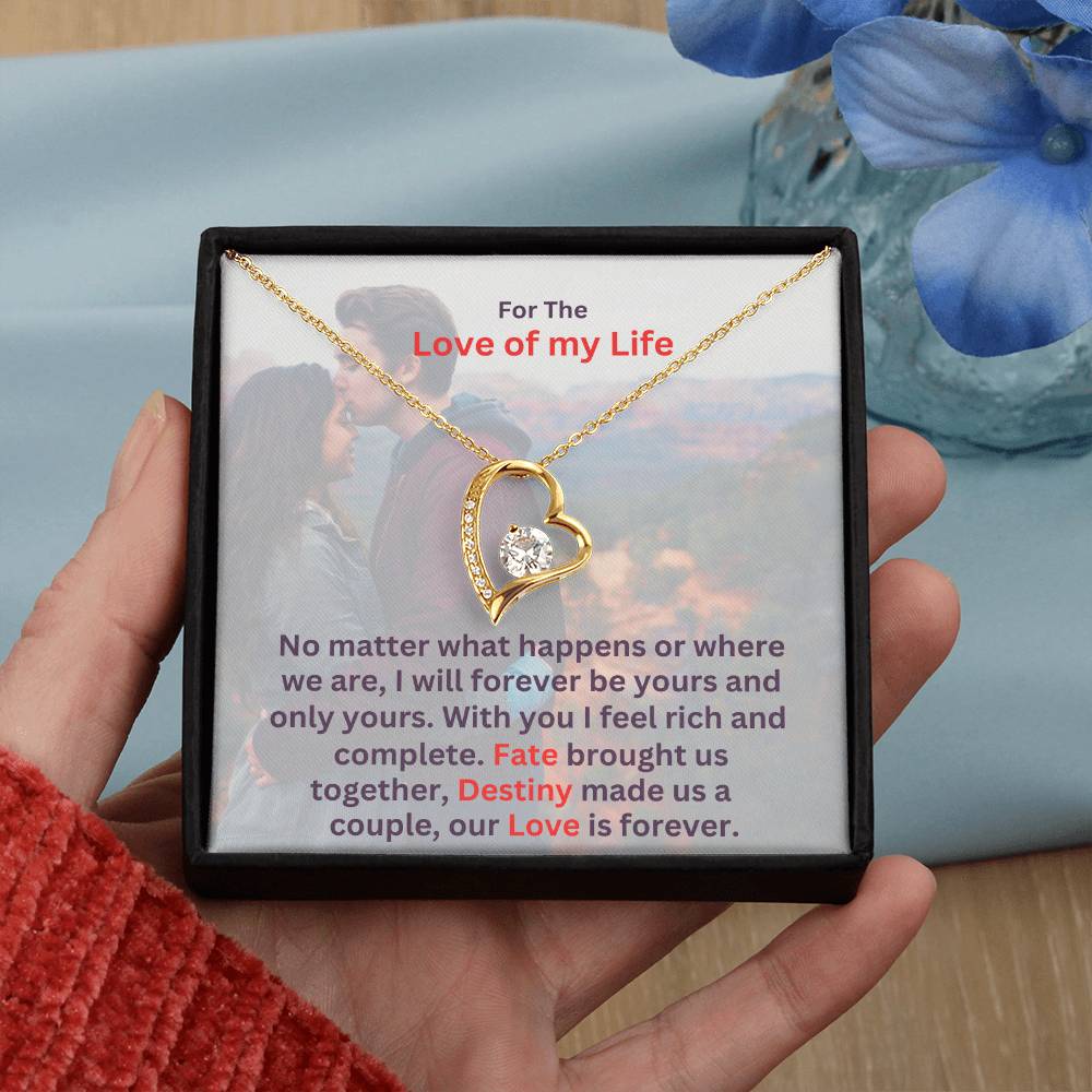 Forever Love Necklace - A Timeless Gift for Her Heart
