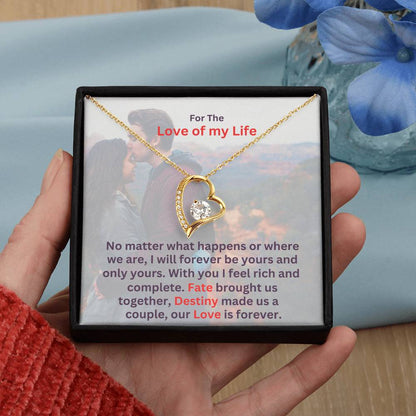 Forever Love Necklace - A Timeless Gift for Her Heart