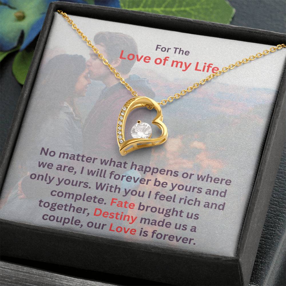 Forever Love Necklace - A Timeless Gift for Her Heart
