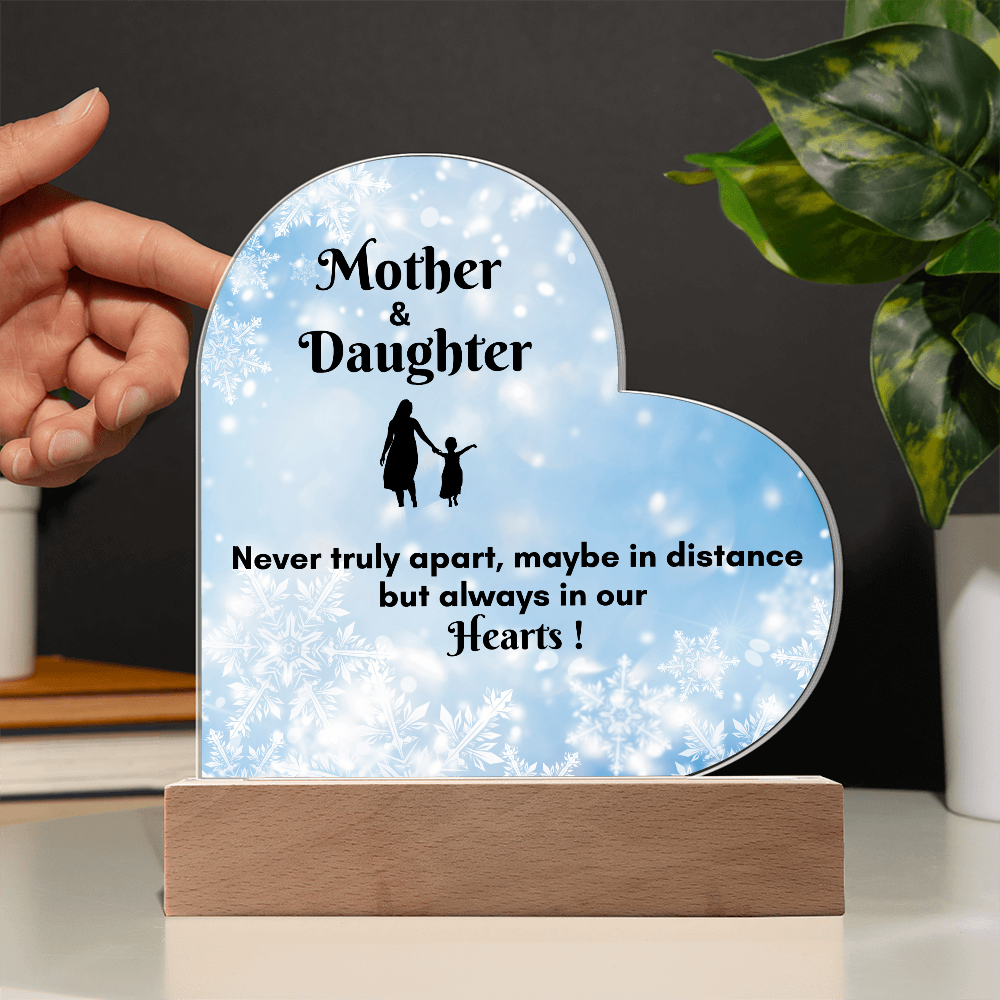 Printed Heart Acrylic Plaque