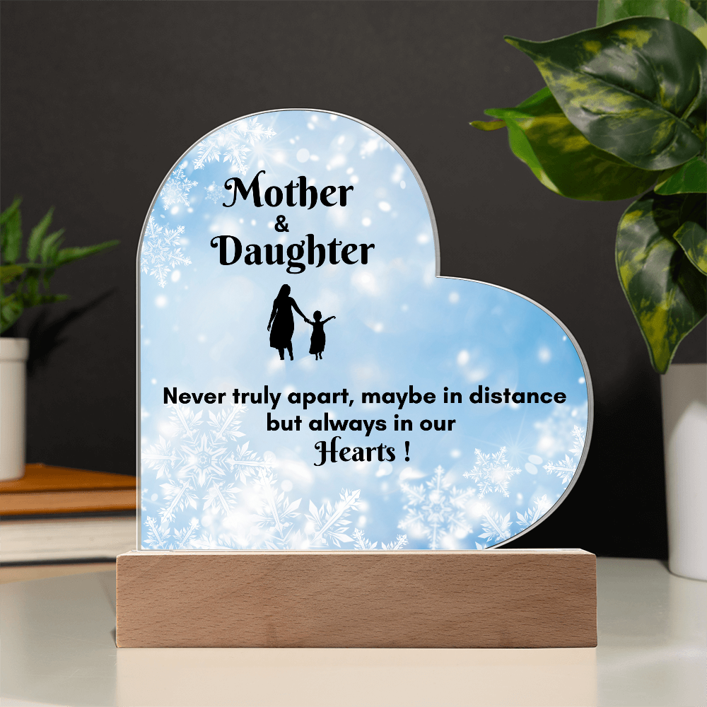 Printed Heart Acrylic Plaque