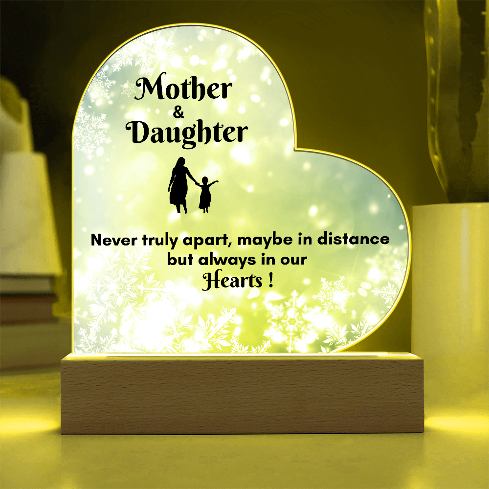 Printed Heart Acrylic Plaque