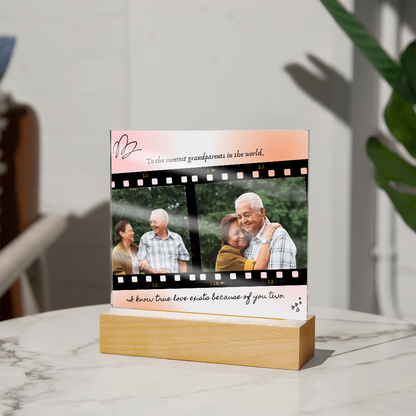 Personalized Acrylic Plaque for Grandparents: A Heartfelt Gift to Cherish Forever