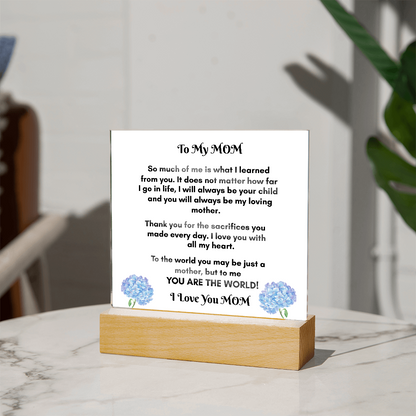 Square Acrylic Plaque