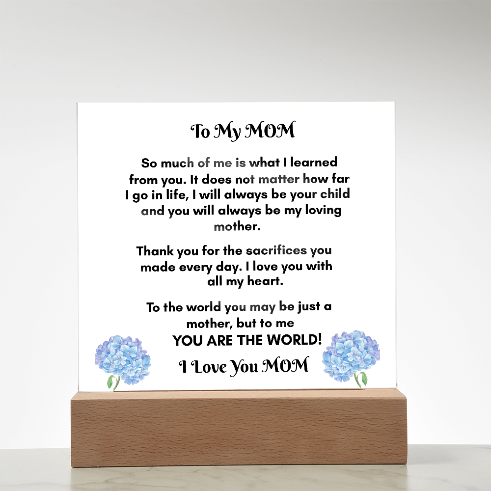 Square Acrylic Plaque