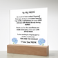 Square Acrylic Plaque