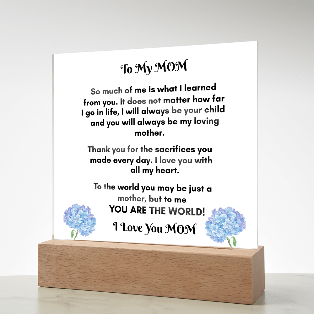 Square Acrylic Plaque