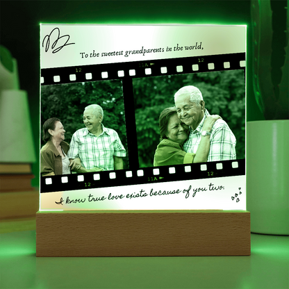 Personalized Acrylic Plaque for Grandparents: A Heartfelt Gift to Cherish Forever