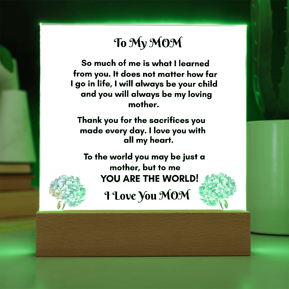 Square Acrylic Plaque