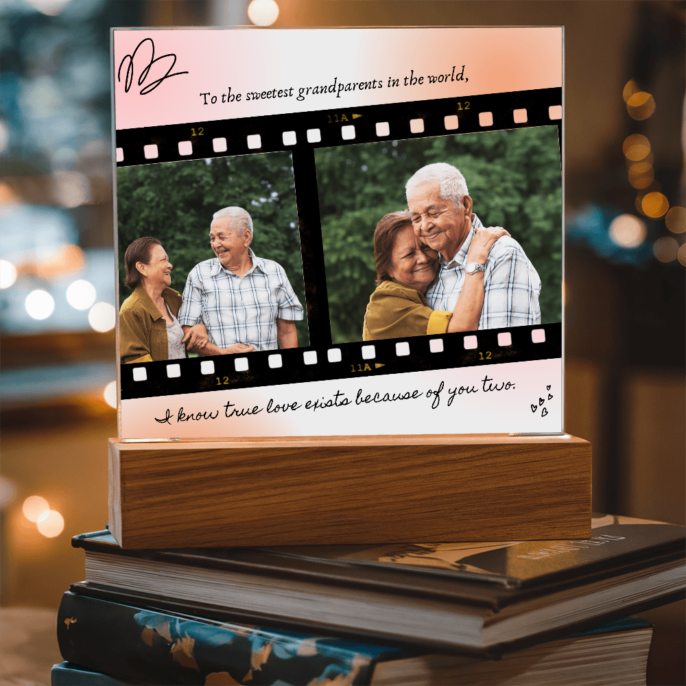 Personalized Acrylic Plaque for Grandparents: A Heartfelt Gift to Cherish Forever