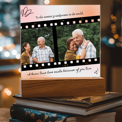 Personalized Acrylic Plaque for Grandparents: A Heartfelt Gift to Cherish Forever