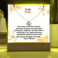 Acrylic Keepsake Plaque with Love Knot Necklace