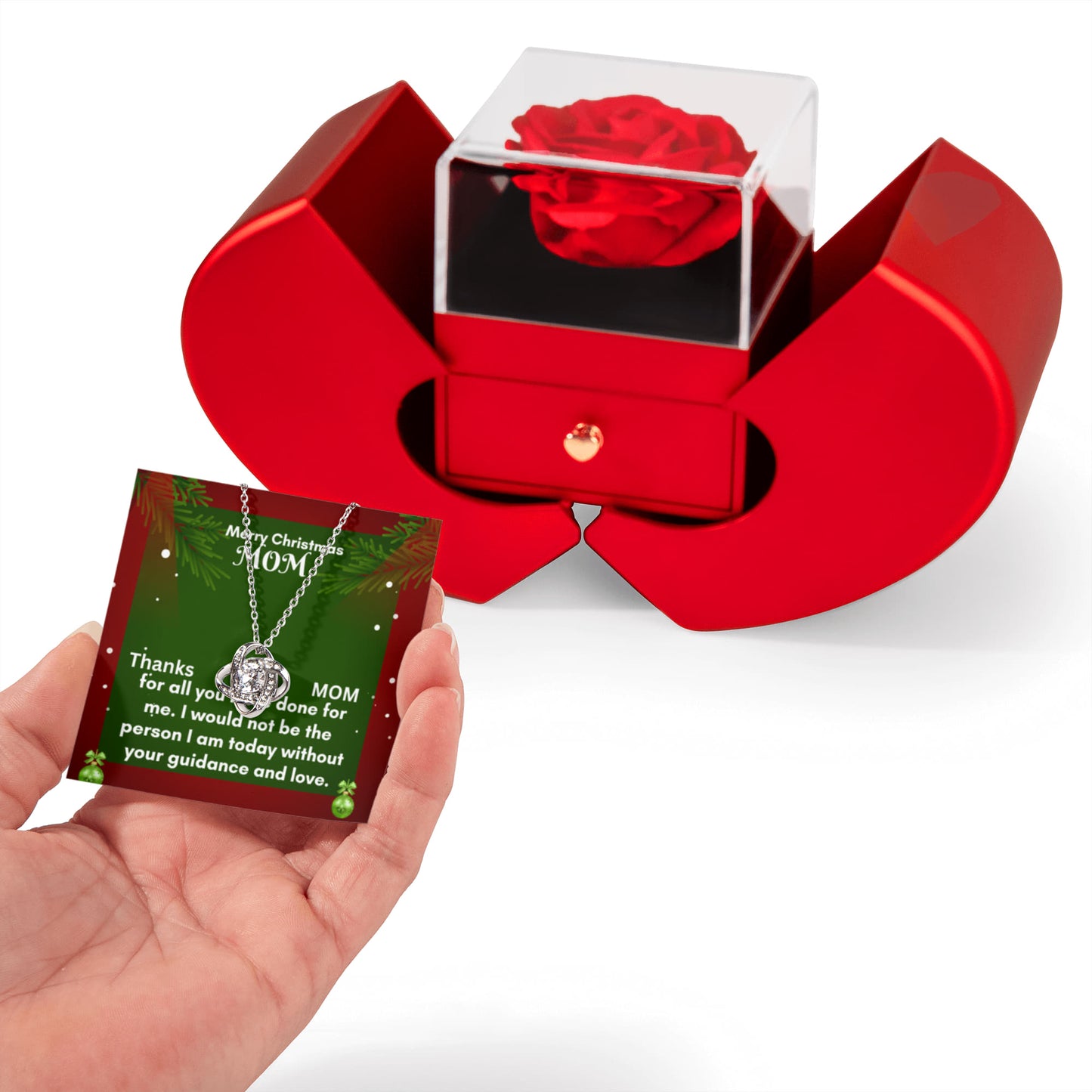 Love knot Necklace gift set