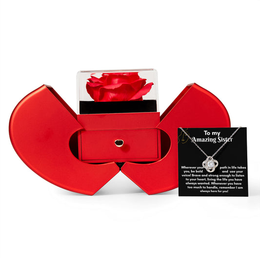 Love Knot Necklace Gift Set