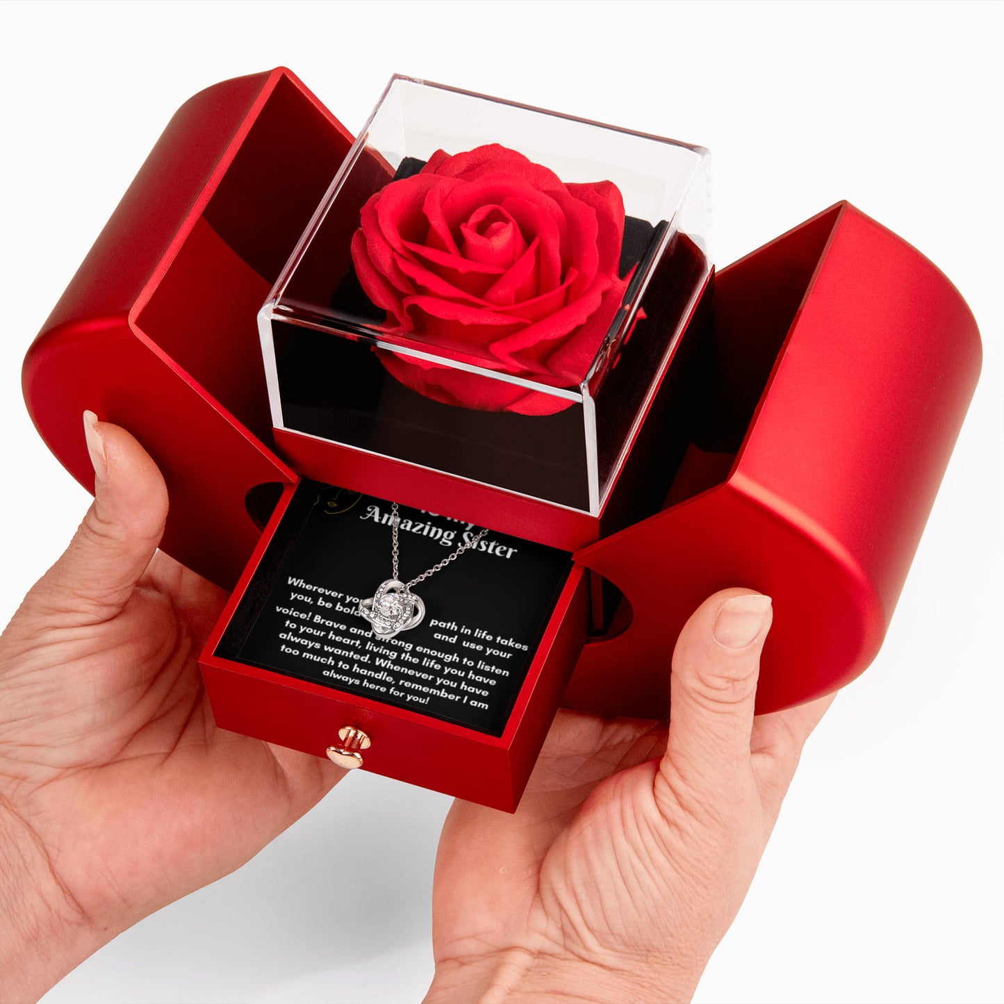 Love Knot Necklace Gift Set