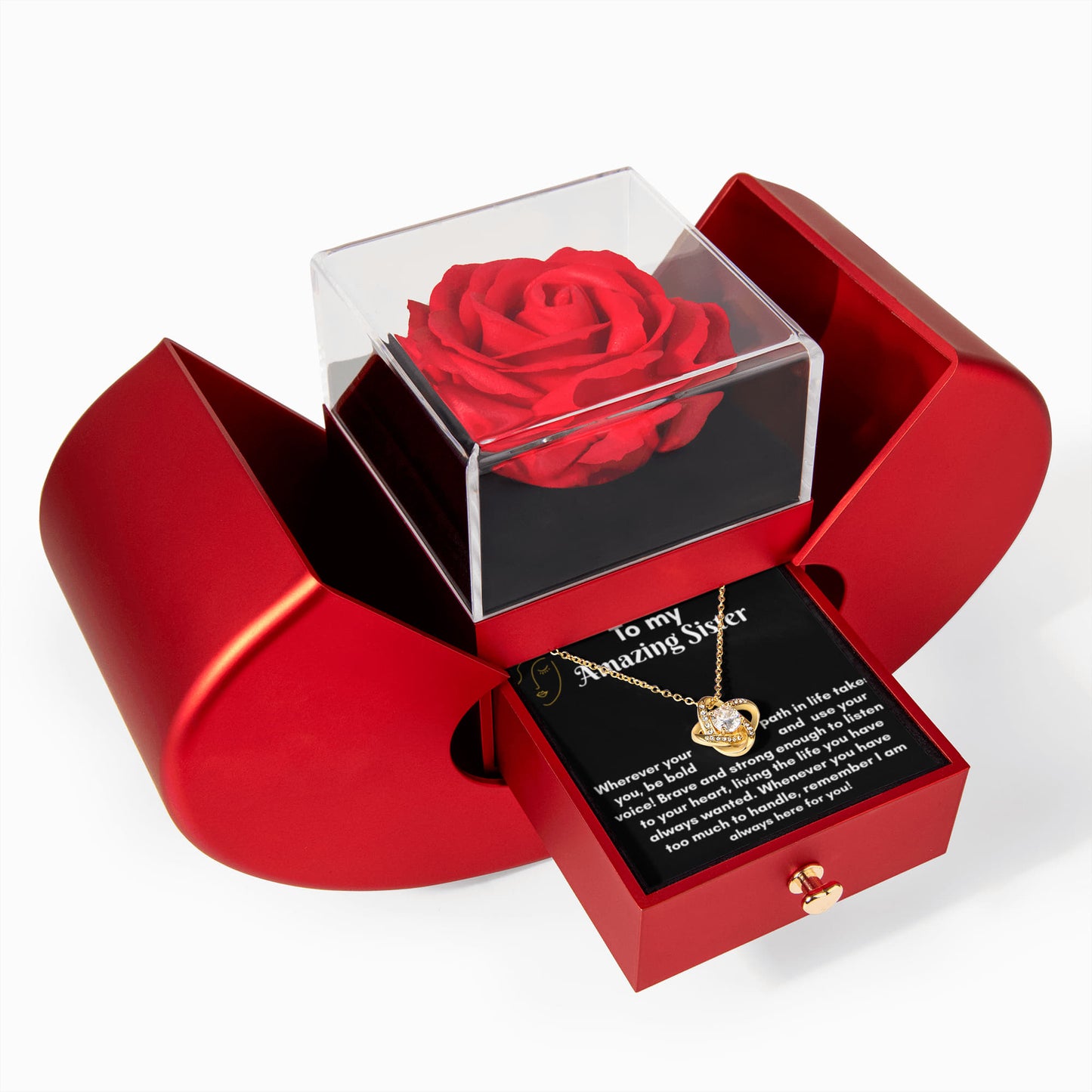 Love Knot Necklace Gift Set