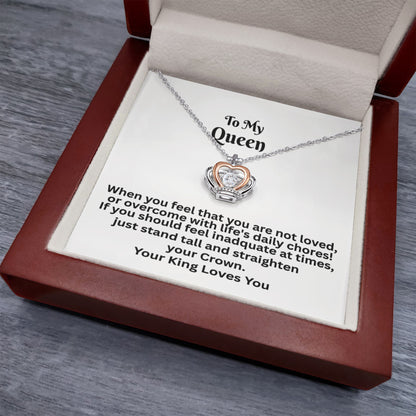 Crown Pendant Necklace