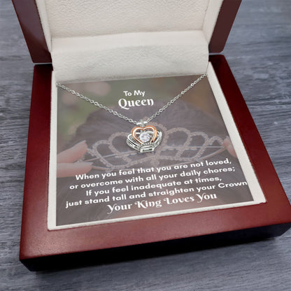 Crown Pendant Necklace