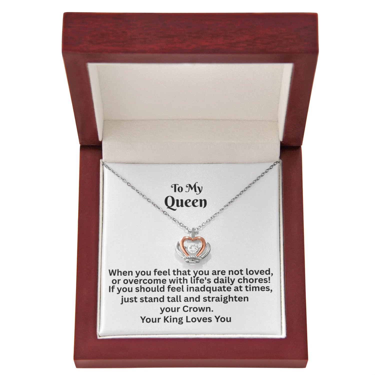 Crown Pendant Necklace
