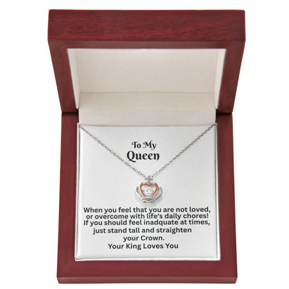 Crown Pendant Necklace