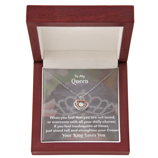 Crown Pendant Necklace