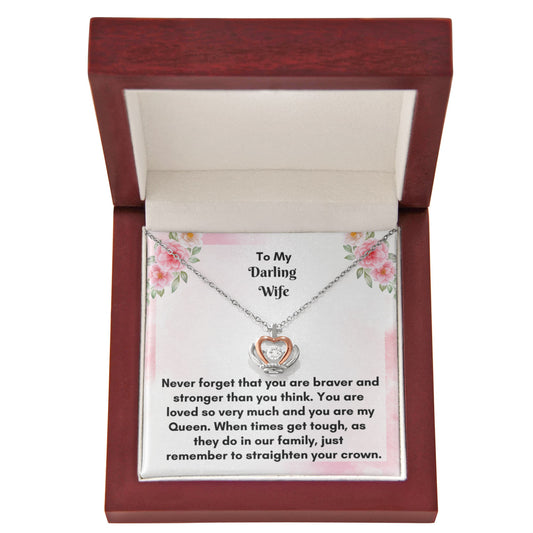 Crown Pendant Necklace