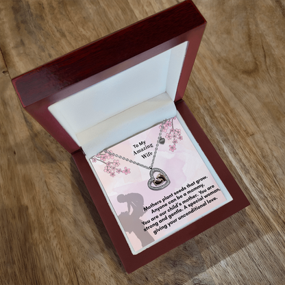 The Baby Feet Heart Necklace