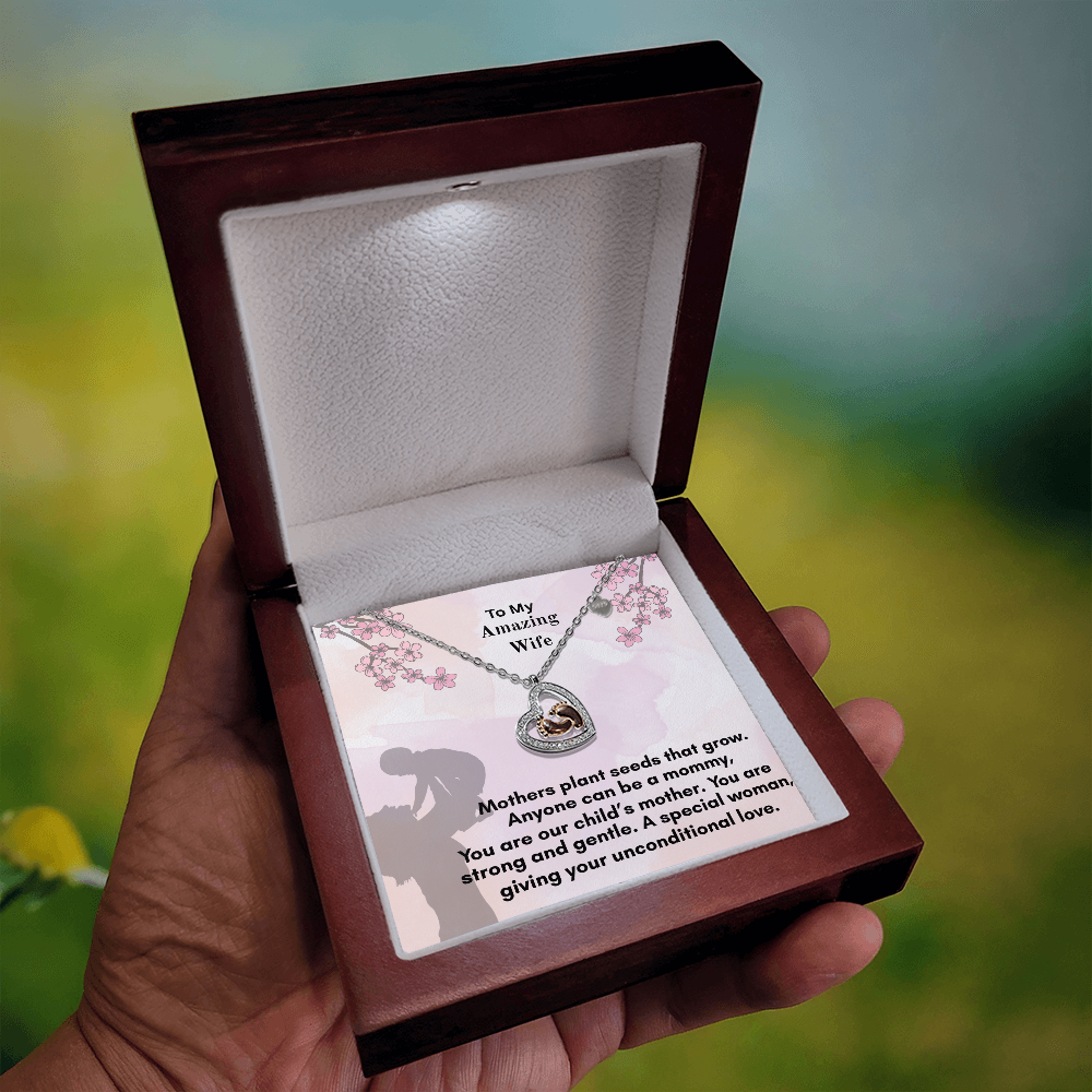 The Baby Feet Heart Necklace