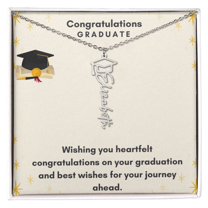 Graduation Name Necklace