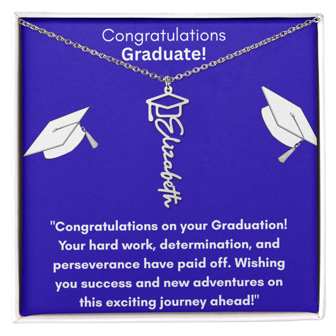 Personalized Graduation Name Necklace: A Cherished Keepsake for Remarkable Achievements