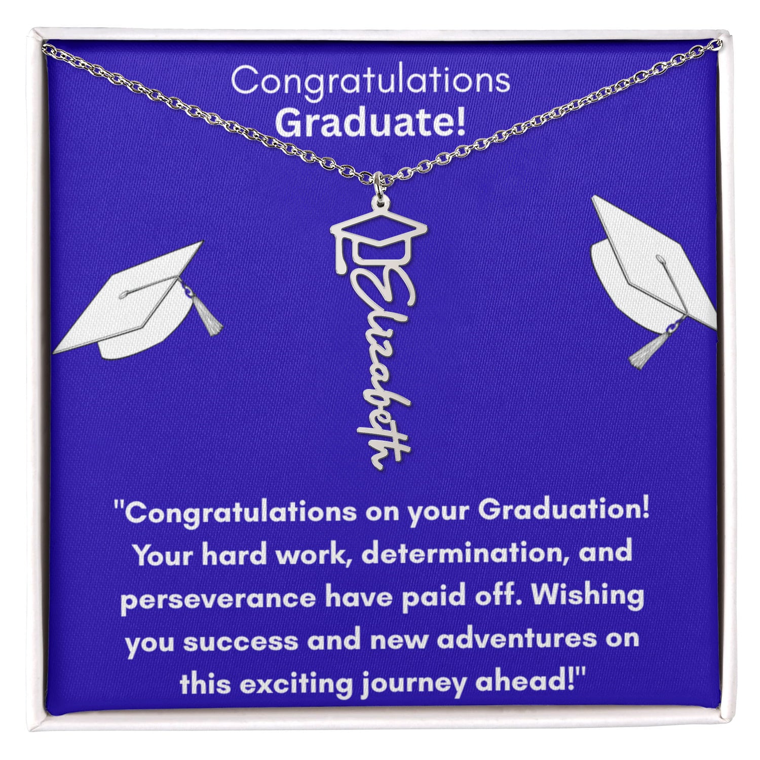 Personalized Graduation Name Necklace: A Cherished Keepsake for Remarkable Achievements